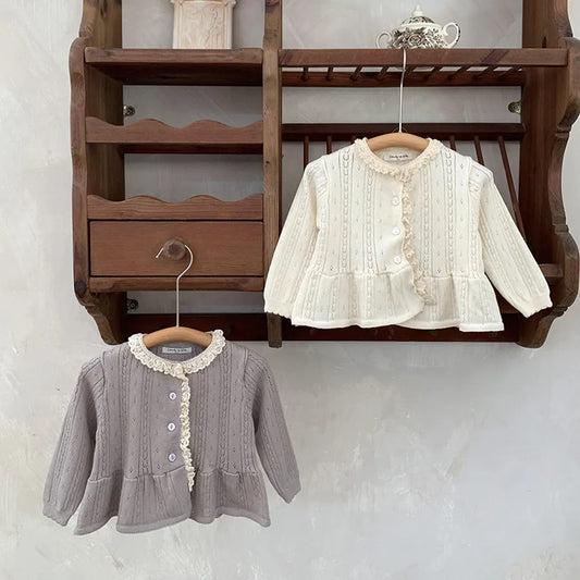 TOP - knitted cardigan